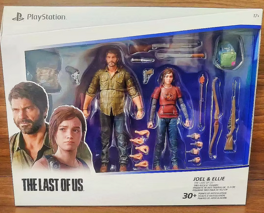 The Last of Us PlayStation Spin Master Joel and Ellie 6” Action Figures Pack