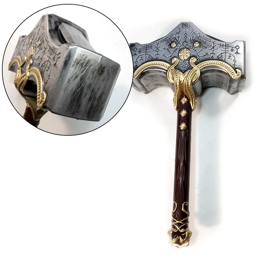 God of War 4 Thor's Hammer Weapon Cosplay Thunder Stormbreaker