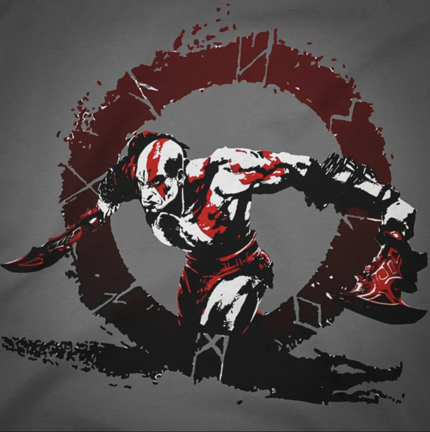 God of War Kratos Inspired Cotton Tshirt