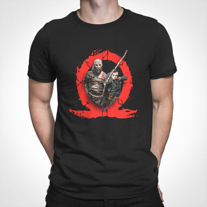 God of War Kratos and Atreus Inspired CottonTshirt