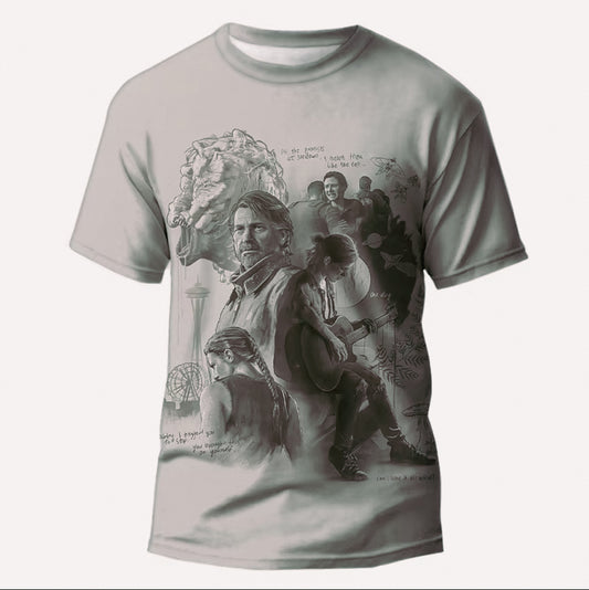 The Last of Us Aesthetic Tshirt Casual