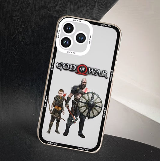 God of War Game Kratos and Atreus Phone Case For iPhone