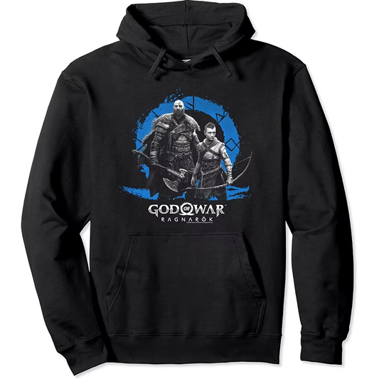 God of War Ragnarok Kratos and Atreus Hoodie