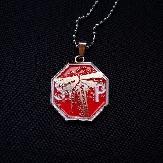 The Last Of Us Part II Firefly Stop Sign Necklace