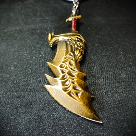 God of War Video Game Blade of Chaos Keychain