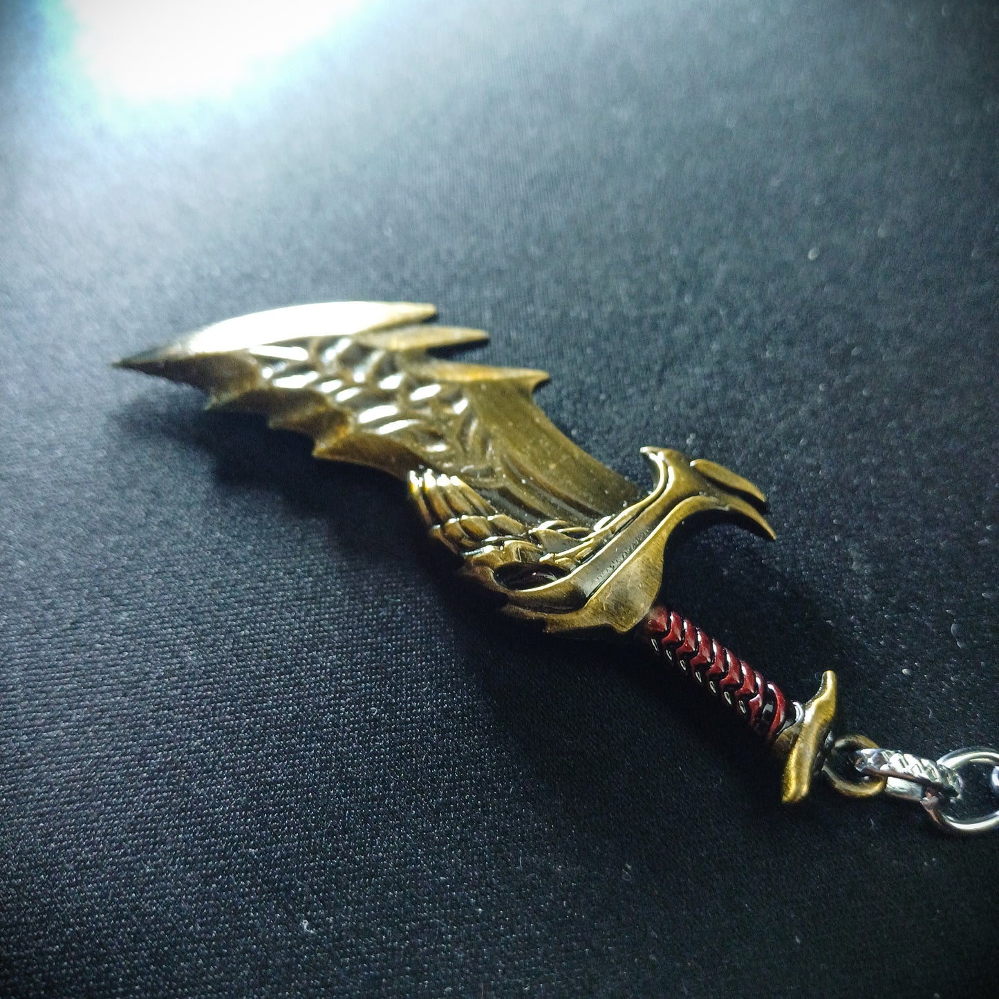 God of War Blades of Chaos Keychain