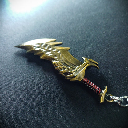 God of War Blades of Chaos Keychain