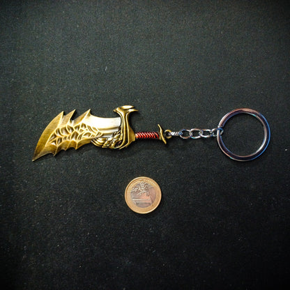 God of War Blades of Chaos Keychain