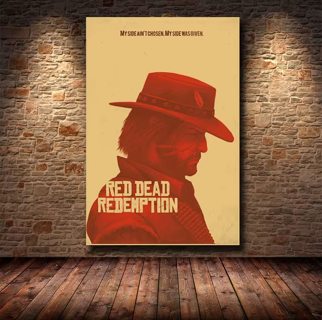 Red Dead Redemption 2 "My Side Was Given" Game Poster