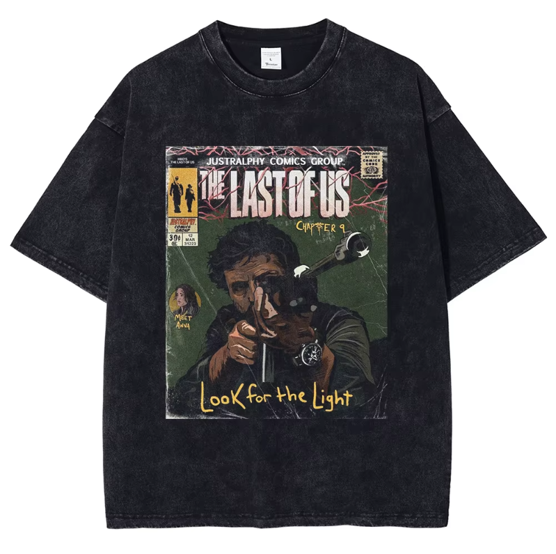 The Last of Us Chapter 2 Look for The Light Retro Comic Vintage Tshirt