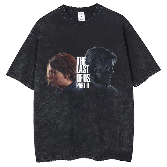 The Last of Us Part II Joel & Ellie Aesthetic Vintage Tshirt