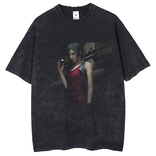 Resident Evil Ada Wong Vintage Tshirt