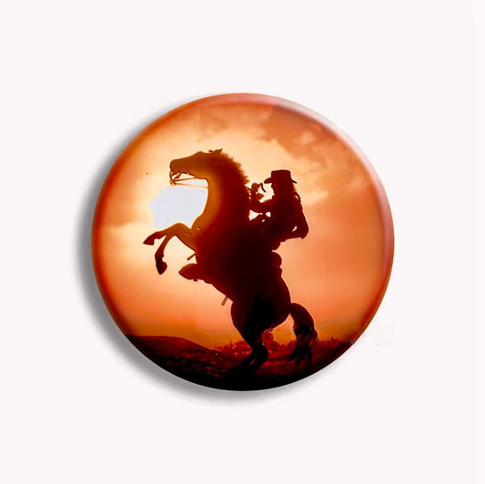 Red Dead Redemption 2 Game Soft Button Pin