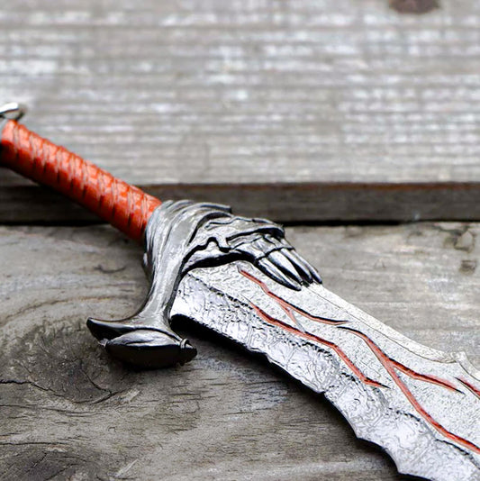 God of War Blade of Chaos Keychain With Clasp