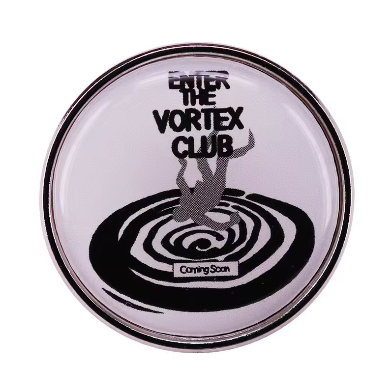 Life Is Strange Enamel Pin Enter The Vortex Club Game Brooch