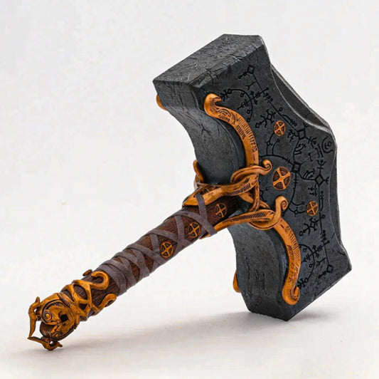 God of War Ragnarok Kratos 1:1 Hammer Cosplay Collection Item