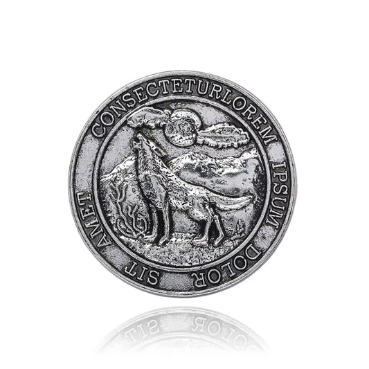 Resident Evil 8 Retro Wolf Coin Souvenir