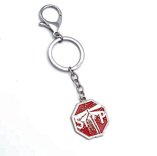 The Last of Us Firefly Stop Sign Metal Keychain