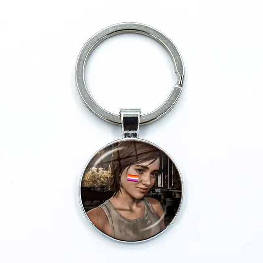 The Last of Us Ellie Williams Inspired Keychain Charm Keyring