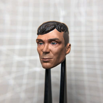 Tommy Shelby Painted Head Sculpt for 3.75" 6" 7" Figure
