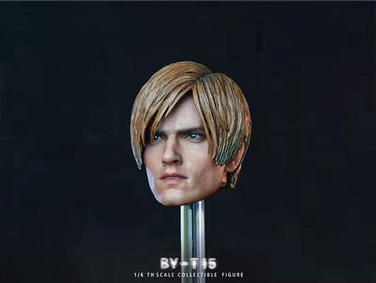 Leon Scott Kennedy Head Sculpt 1/6 Scale RPD Carving Model
