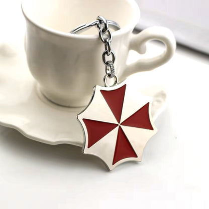 Resident Evil Umbrella Corporation Metal Keychain