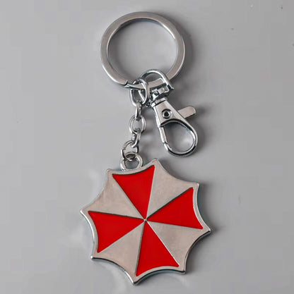 Resident Evil Umbrella Corporation Metal Keychain