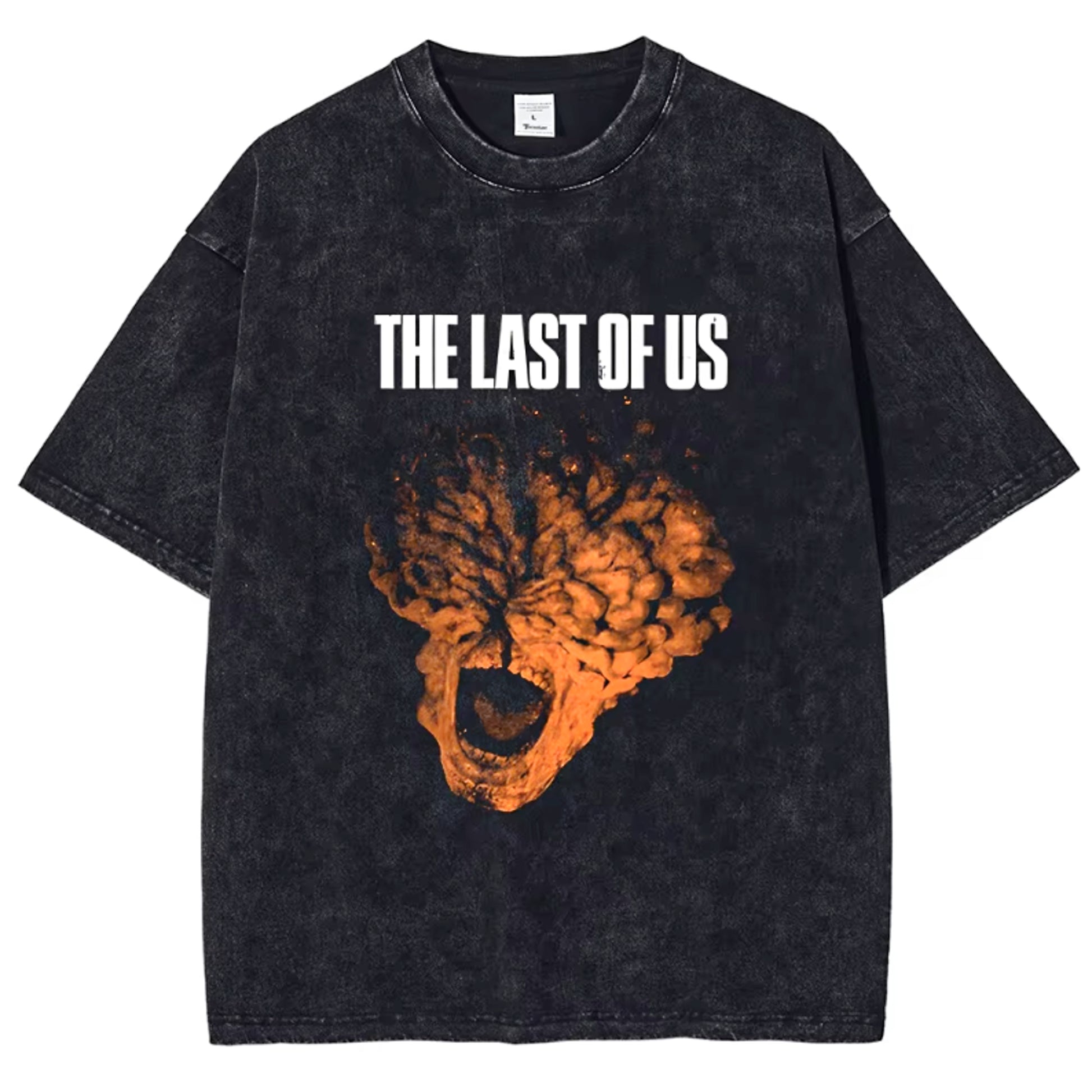 The Last of Us Vintage Black Tshirt - Vintage Black / S Available at 2Fast2See.co