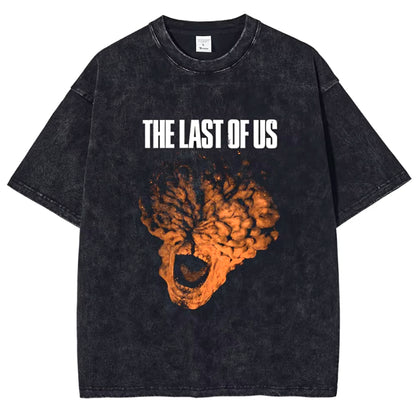 The Last of Us Vintage Black Tshirt - Vintage Black / S Available at 2Fast2See.co