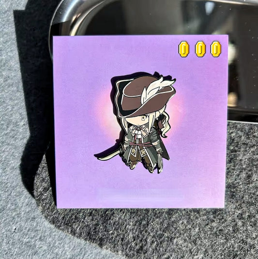 Bloodborne Lady Maria Enamel Pin Handmade Gift