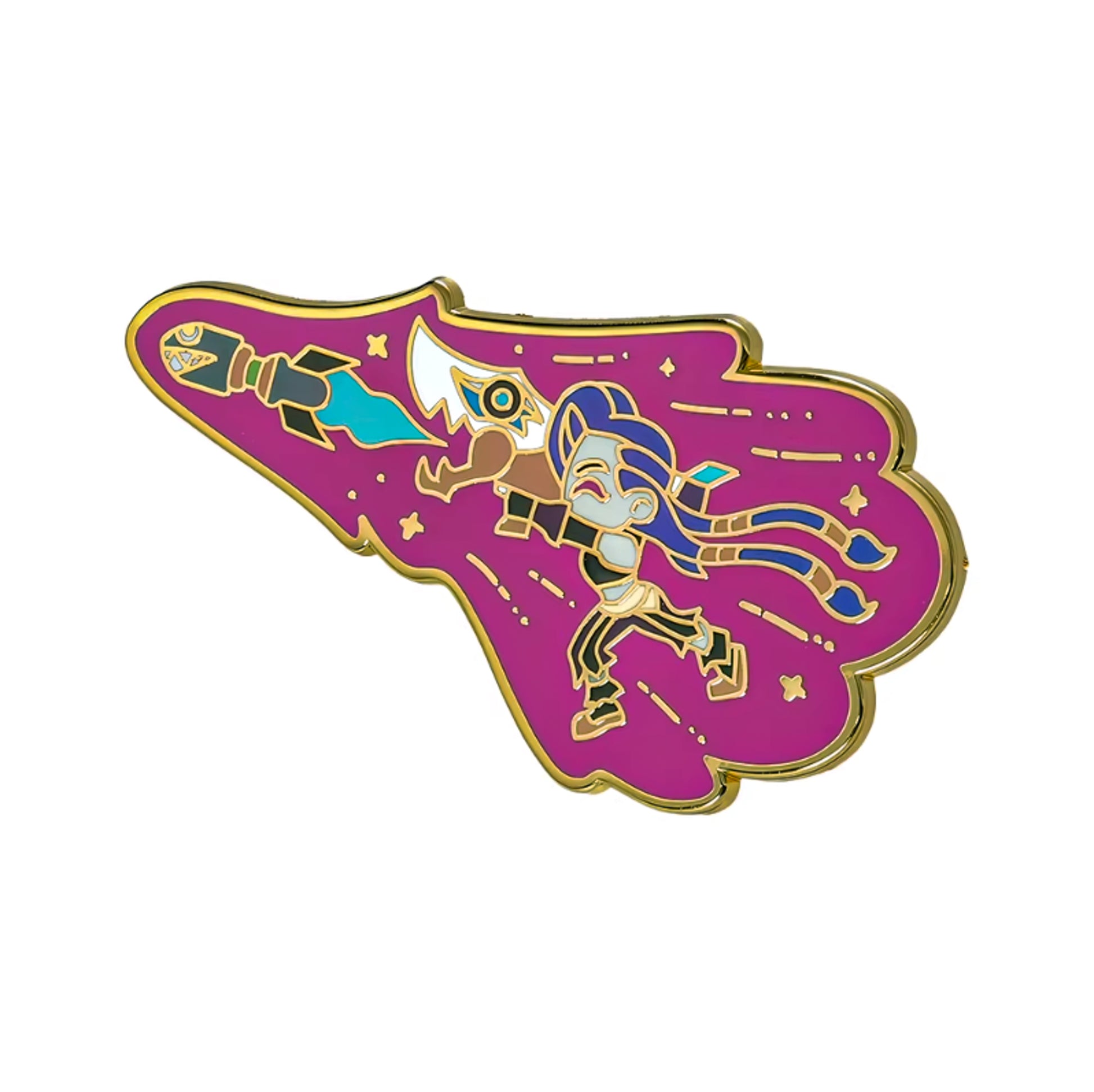 League of Legends Loose Cannon Jinx Enamel Pin - Default Title Available at 2Fast2See.co