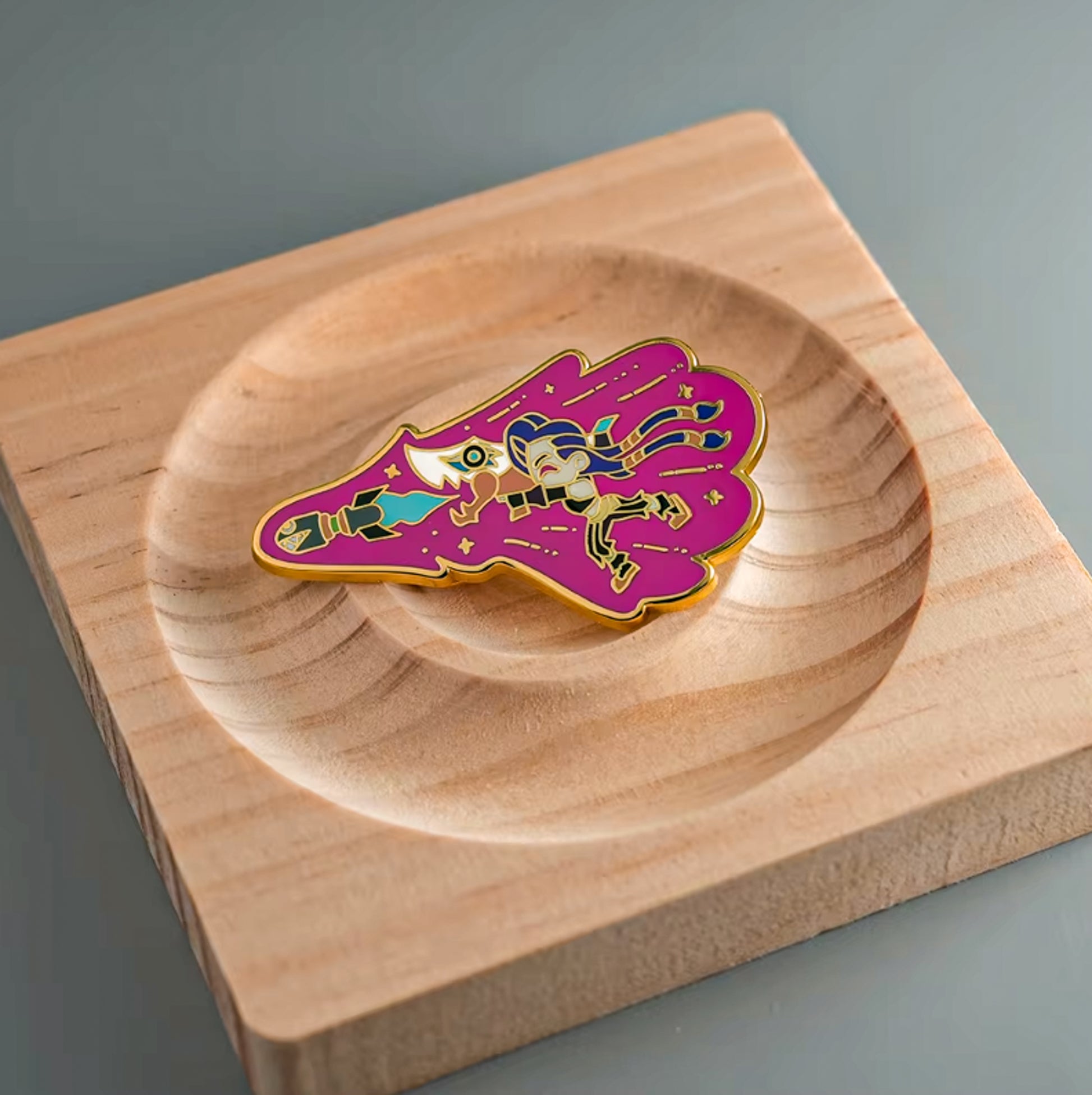 League of Legends Loose Cannon Jinx Enamel Pin - Default Title Available at 2Fast2See.co