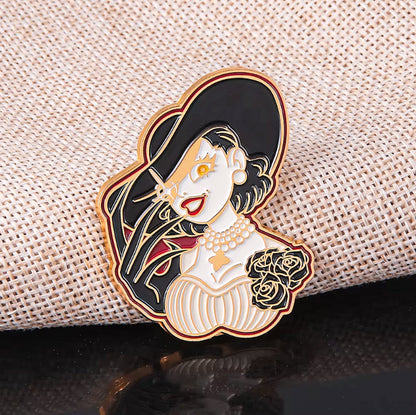 Resident Evil Village Lady Dimitrescu Enamel Pin
