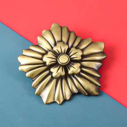 Resident Evil Village Lady Dimitrescu Costume Gold Button Enamel Pin