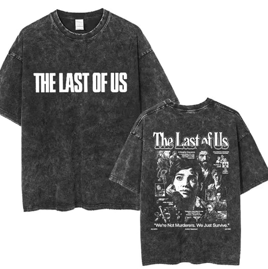 The Last of Us Part I Retro Washed Oversized Tshirt
