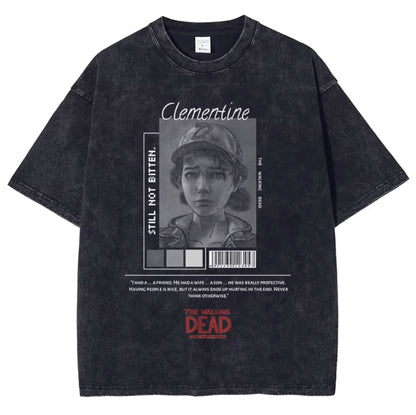 Telltale's The Walking Dead Inspired Vintage Tshirt