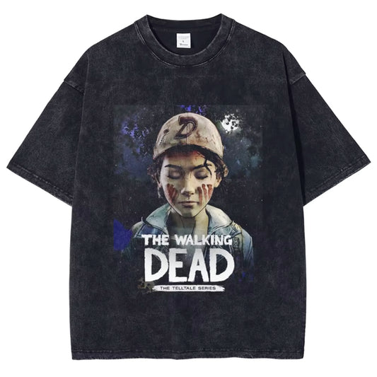 Telltale's The Walking Dead Video Game Vintage Casual Tshirt
