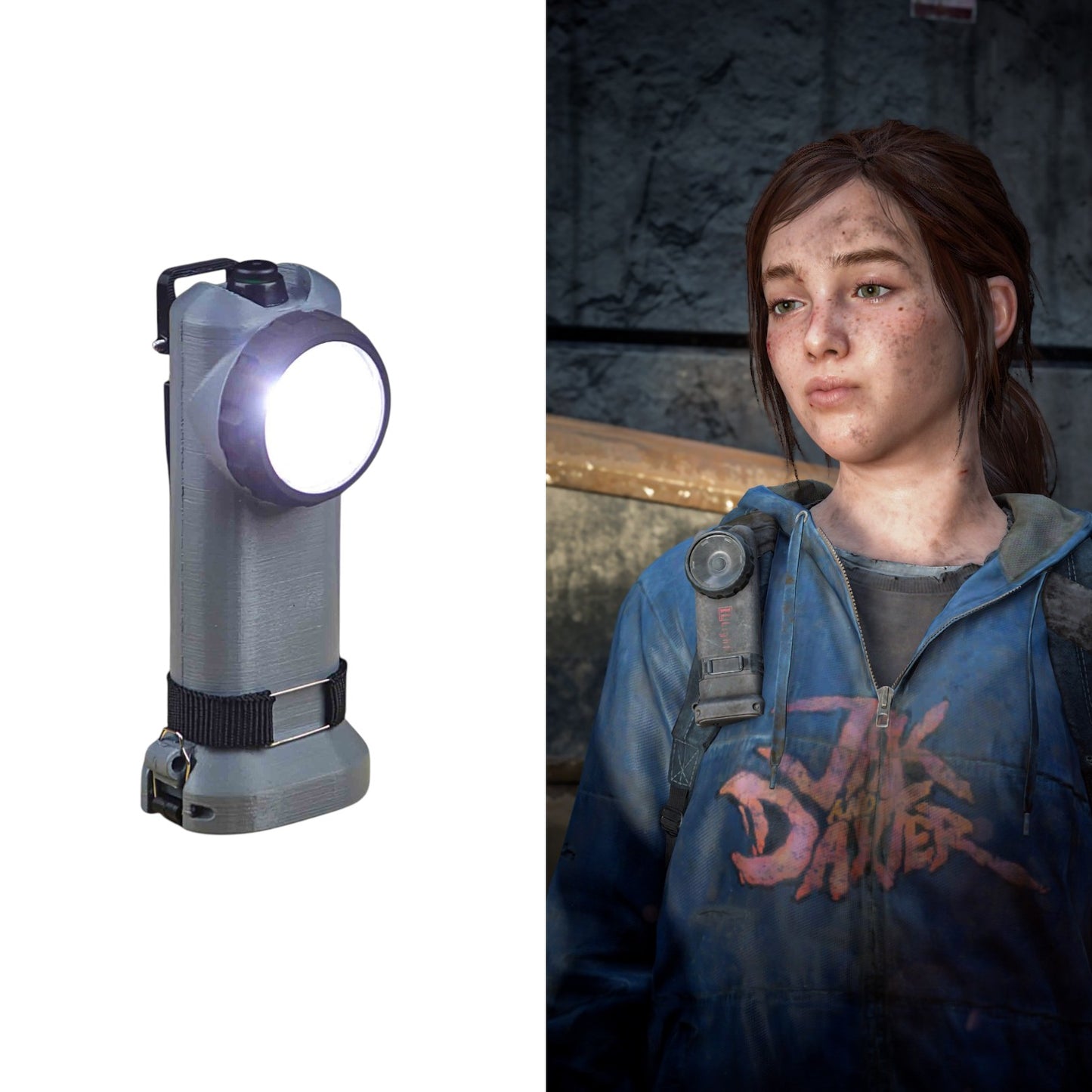 The Last of Us Ellie's Custom Flashlight Realistic Cosplay Replica