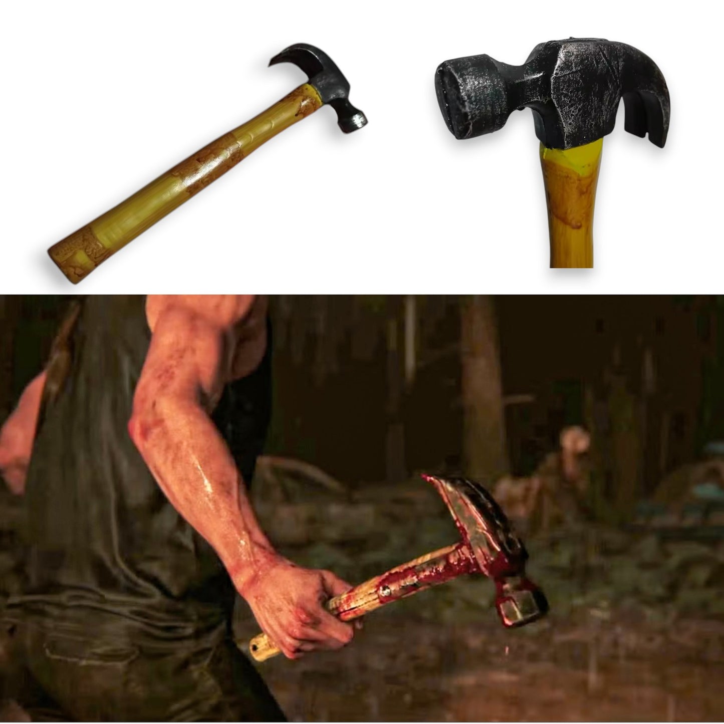 The Last of Us Part II Abby's Hammer Weapon Replica Prop Cosplay