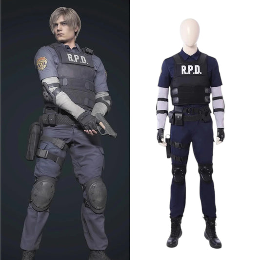 Resident Evil 2 Cosplay R.P.D Leon Scott Kennedy Cosplay Costume