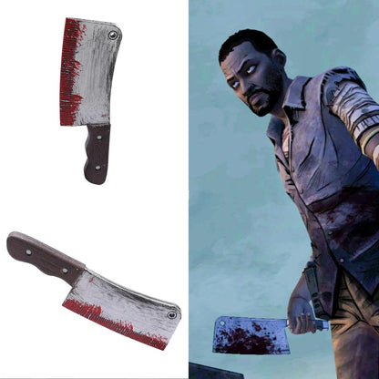 Telltales The Walking Dead Ep. 5 Lee's Meat Cleaver Weapon 11.8 Inch Prop