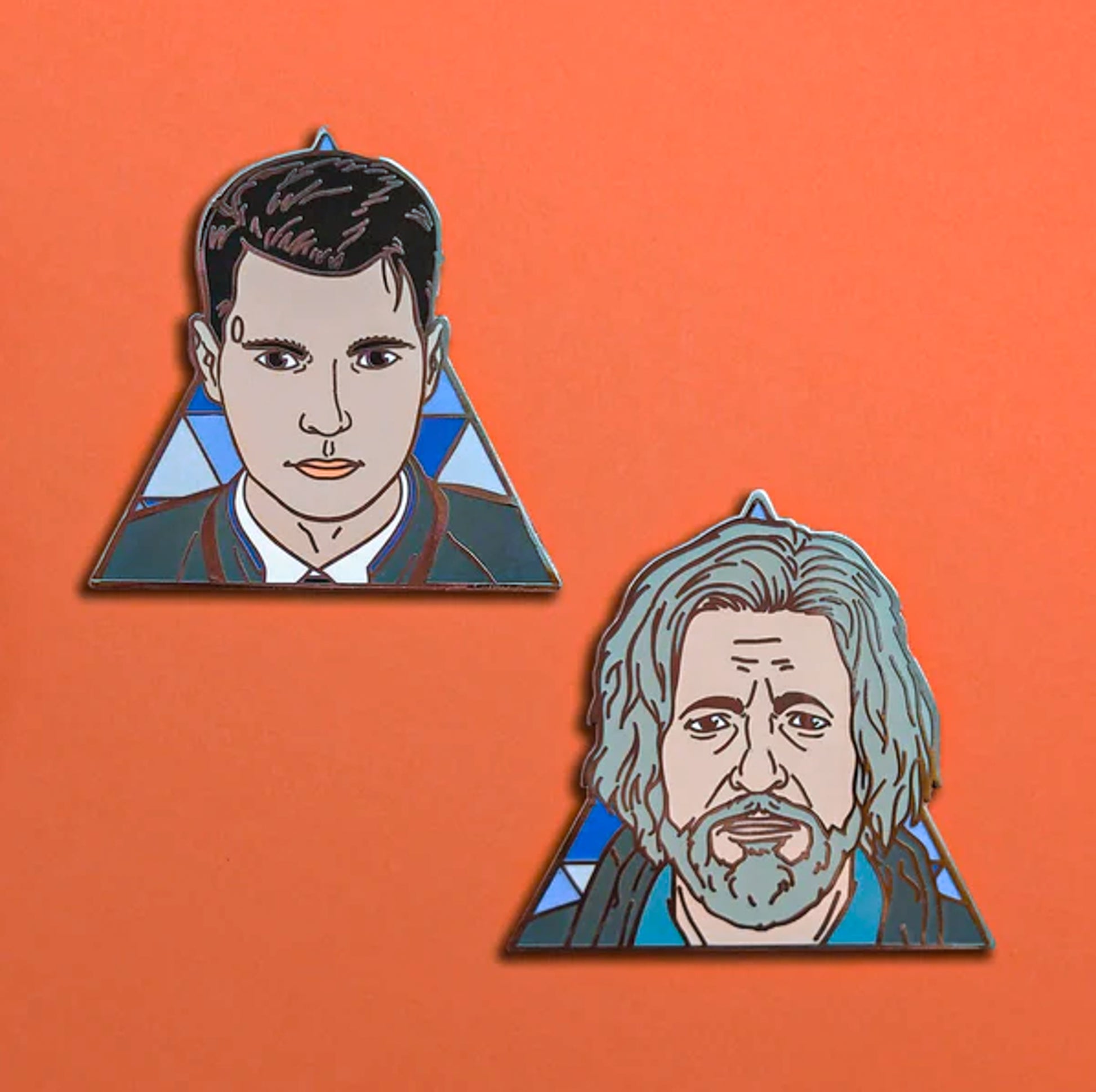 Detroit Become Human Enamel Pin Set - Default Title Available at 2Fast2See.co