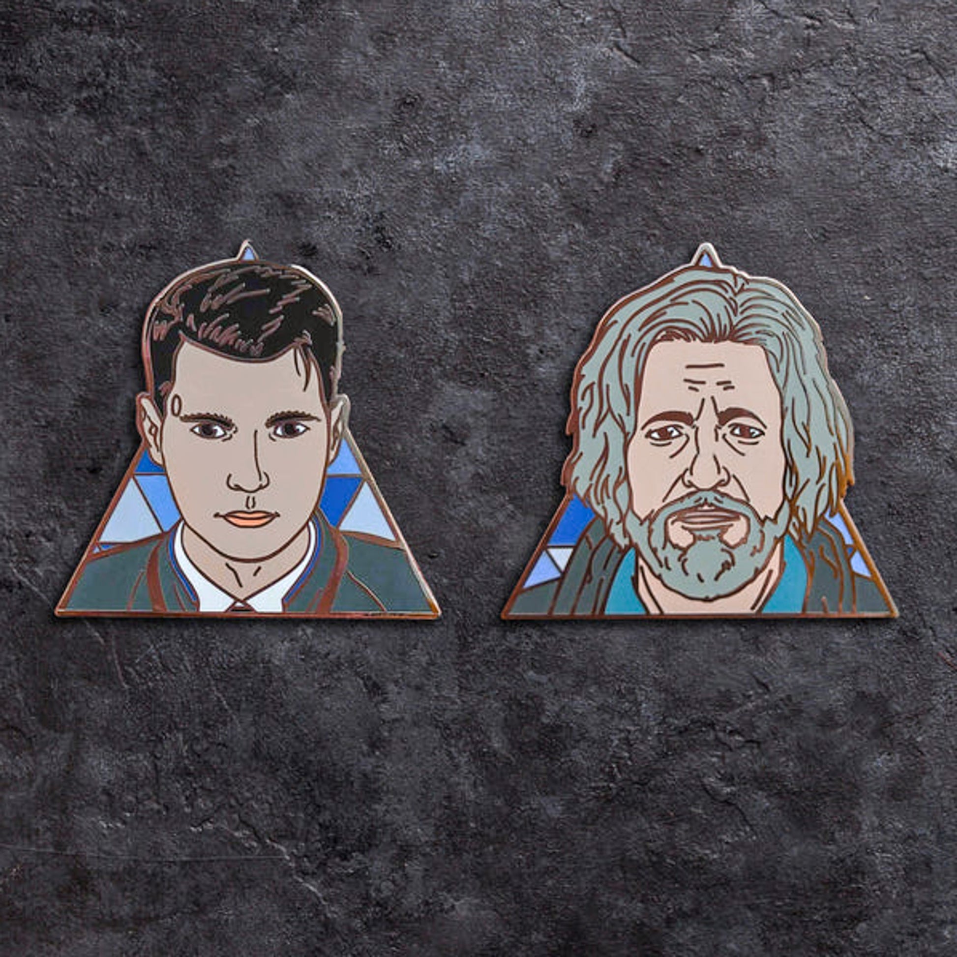 Detroit Become Human Enamel Pin Set - Default Title Available at 2Fast2See.co