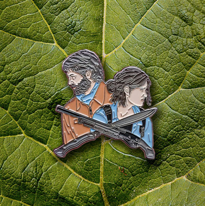 The Last Of Us Part II Ellie & Joel Enamel Pin - Default Title Available at 2Fast2See.co