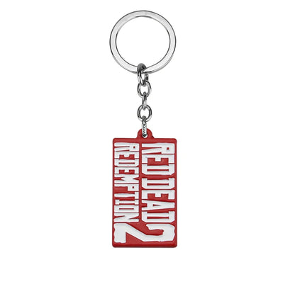 Red Dead Redemption II Game Metalic Custom Keychain - Default Title Available at 2Fast2See.co