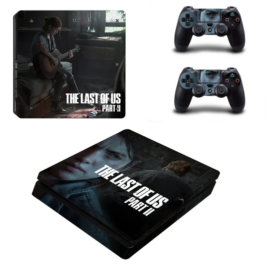 The Last of Us Part 2 Ellie Vol.2 PS4 Slim Skin Sticker for Console and Controllers