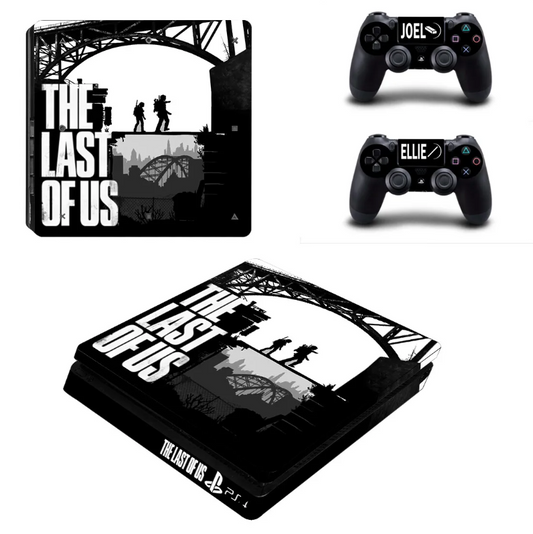The Last of Us Part 1 PS4 Slim Skin Sticker for Console and Controllers