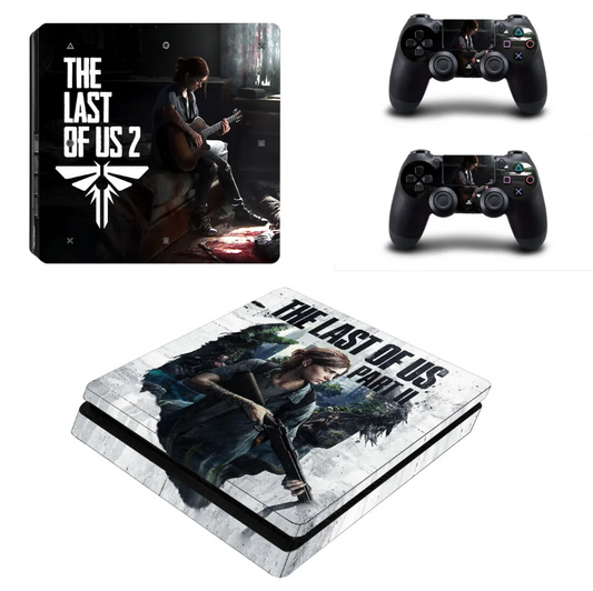 The Last of Us Part 2 Ellie Vol.3 PS4 Slim Skin Sticker for Console and Controllers