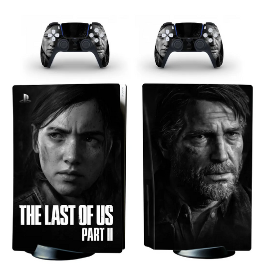 The Last of Us Part 2 Joel & Ellie PS5 Disc Skin Sticker Vinyl