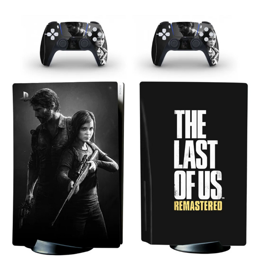 The Last of Us Remastered PS5 Disc Skin Sticker Vinyl